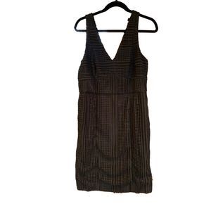 Anthropologie Maeve black sheath dress